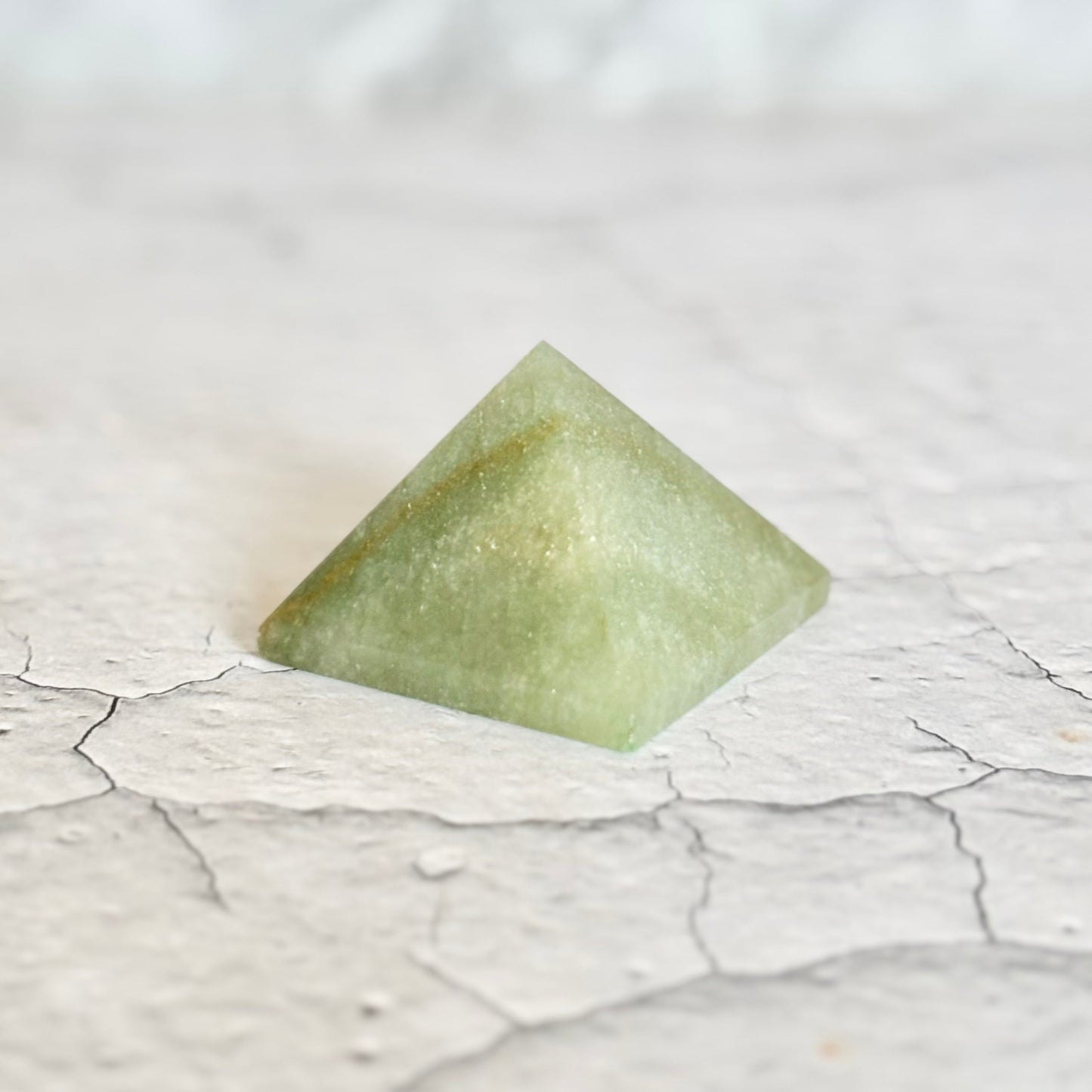Green Aventurine Pyramid – Growth & Fresh Energy