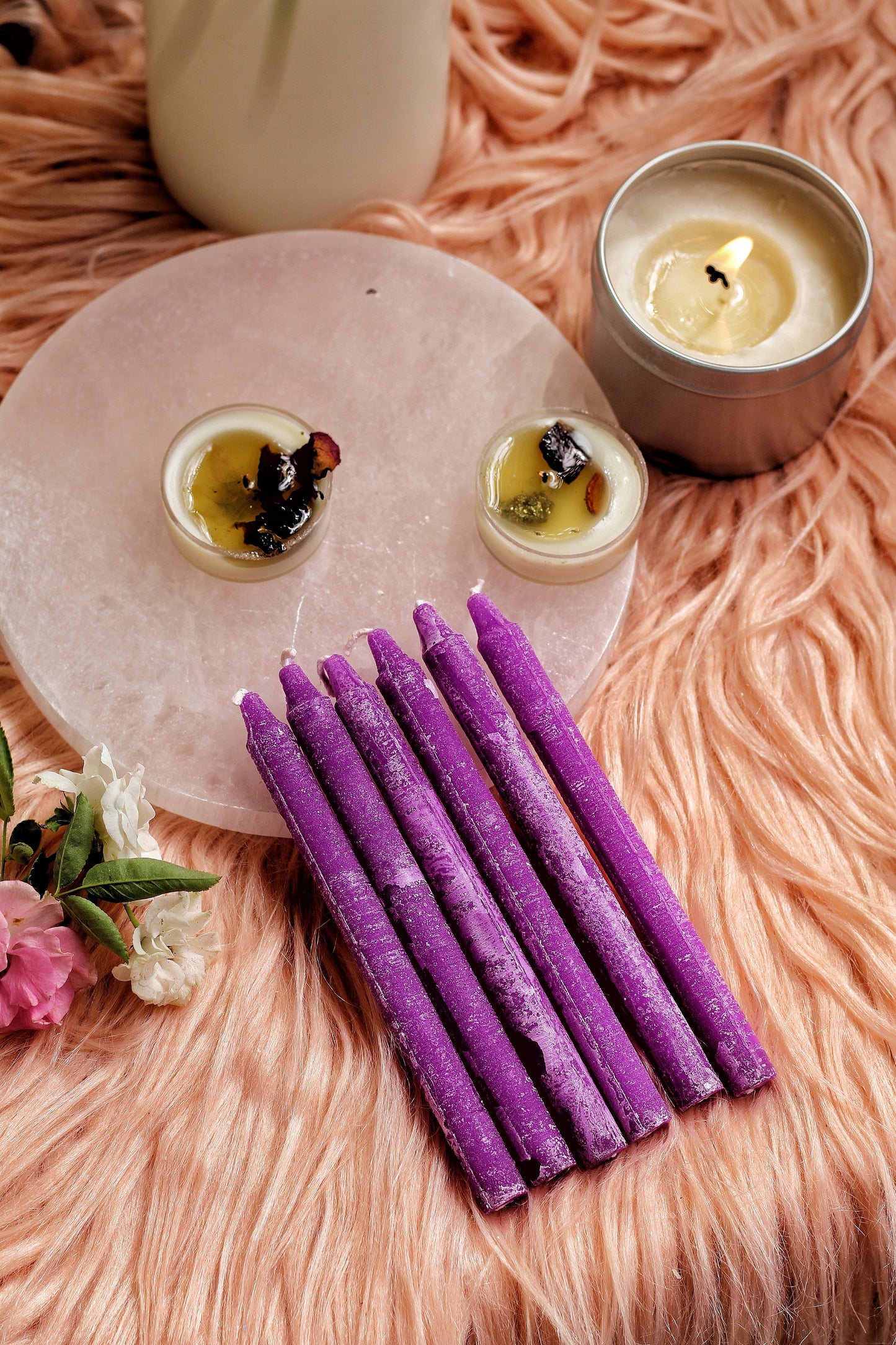 Purple Candle | Spell Work Set of 25 | 50 | 100 | 200