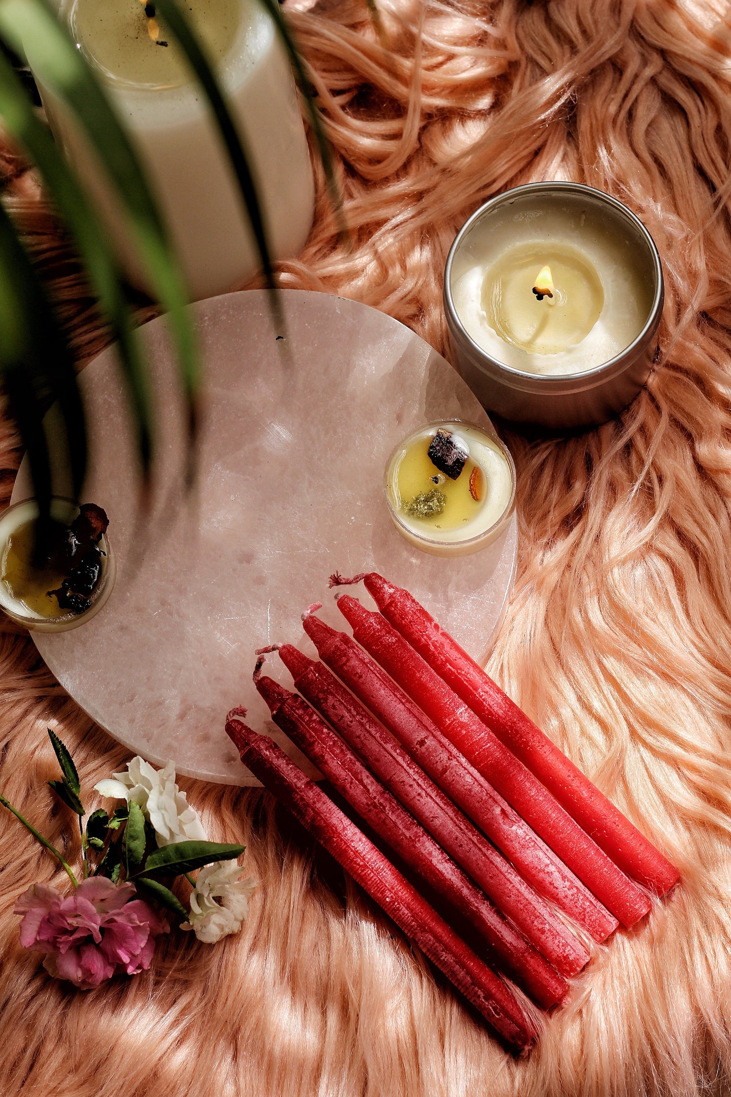 Red Candle | Spell Work - Set of 25 | 50 | 100 | 200