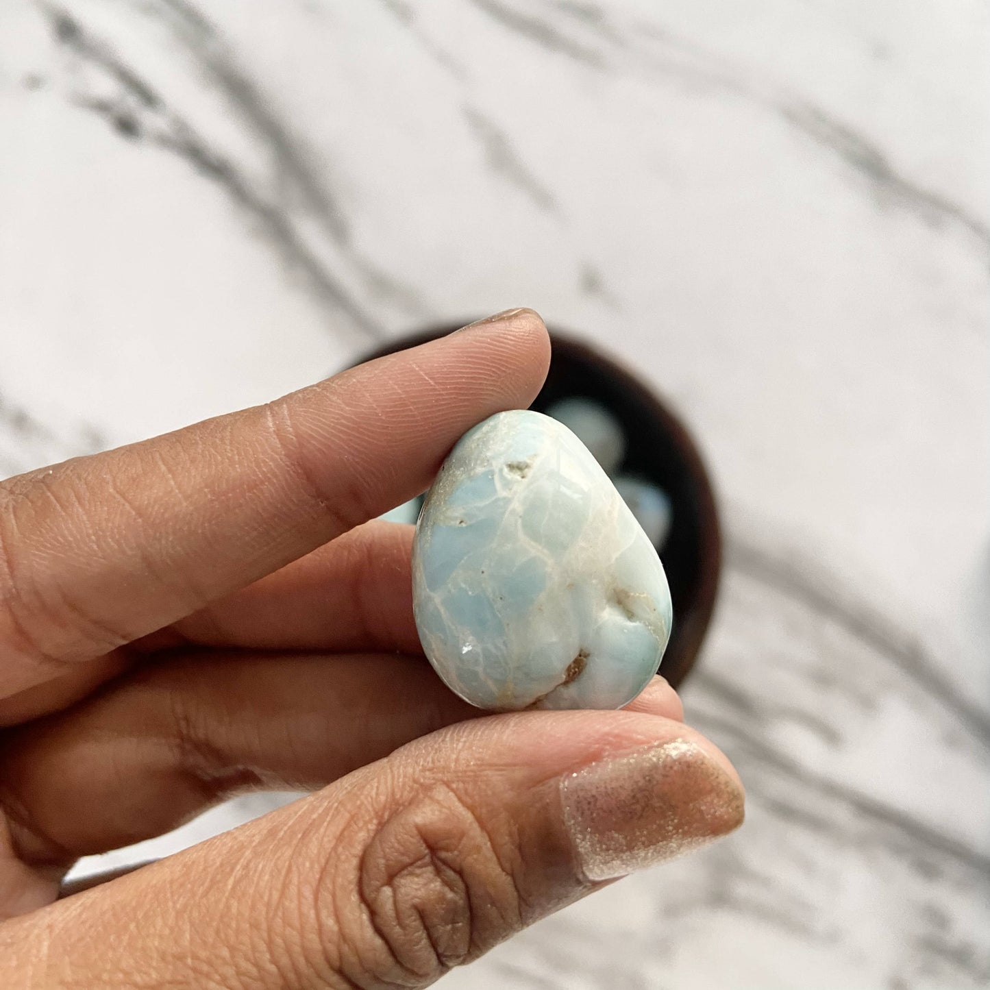 Larimar Crystal Tumble