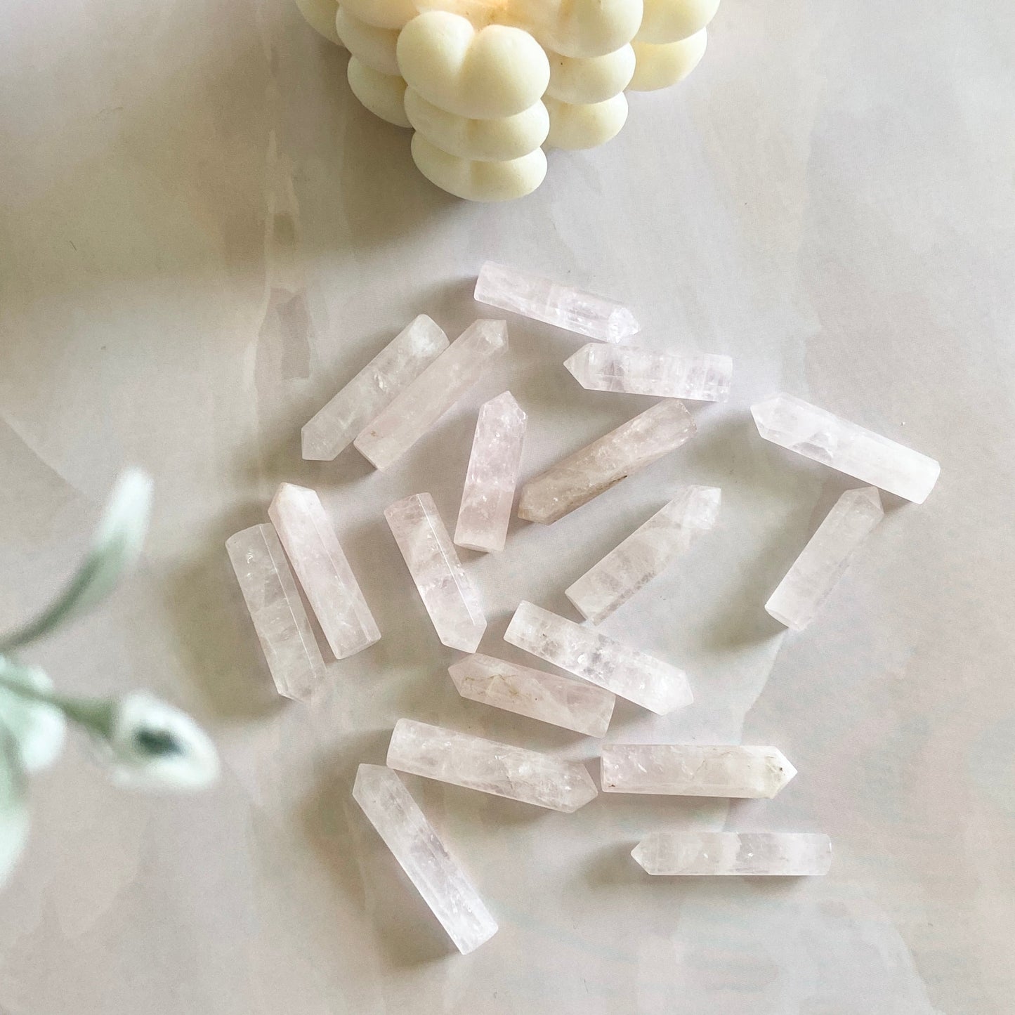 Rose Quartz mini Pencil Point | Stone of love & Self Love