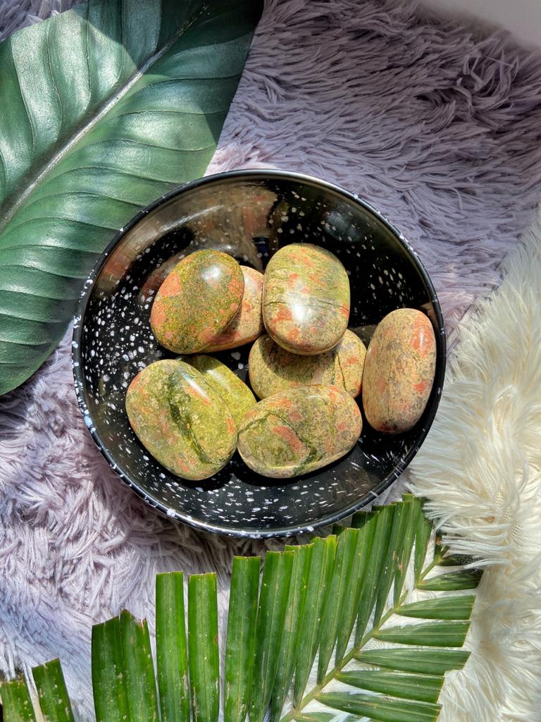 Unakite Palmstone