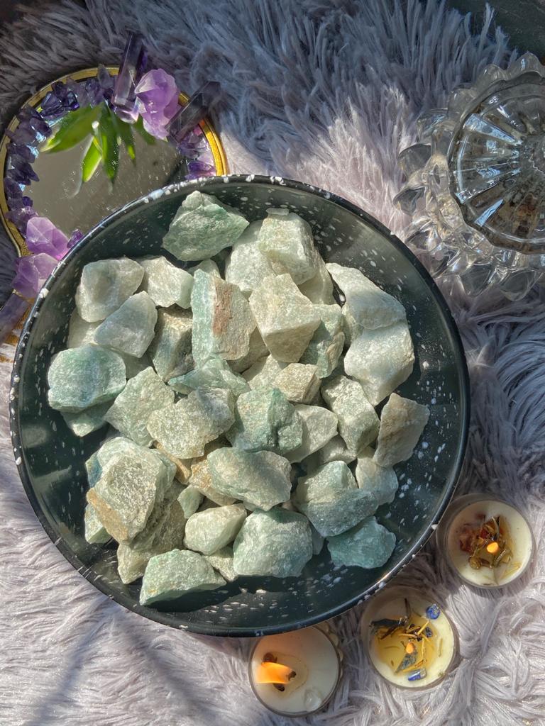 Green Aventurine Mini Raw Stone | Stone for Abundance