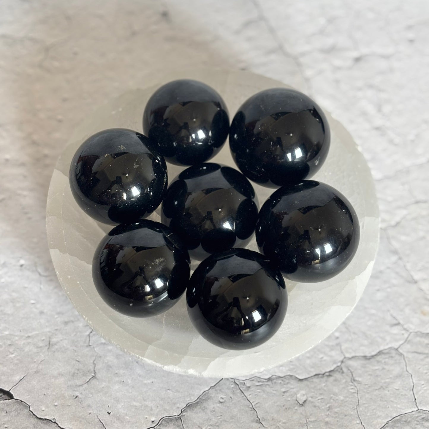 Black Obsidian Sphere | Grounding & Clarity