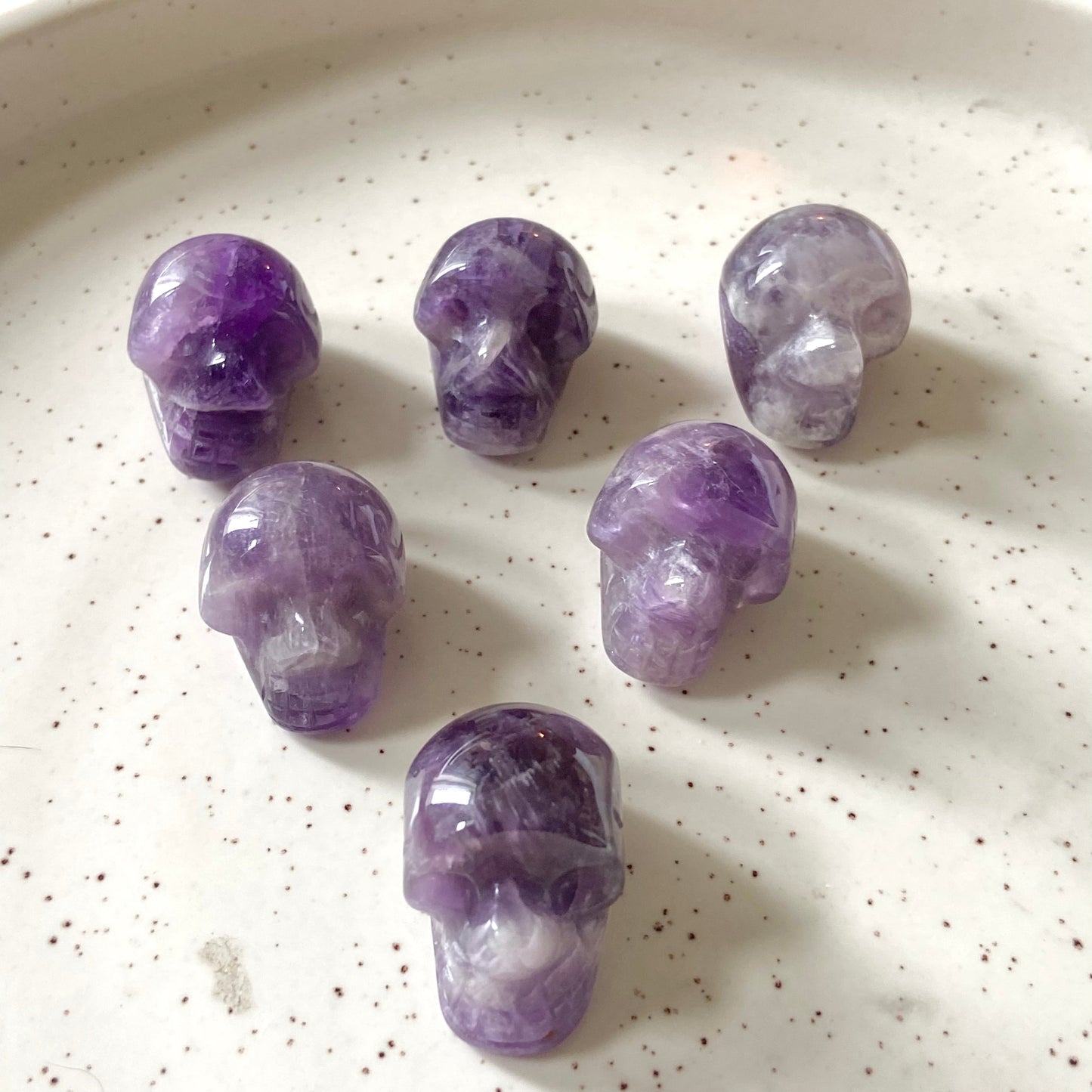 Amethyst Skull Crystal Carving | Helps activating Third Eye & Psychic abilities