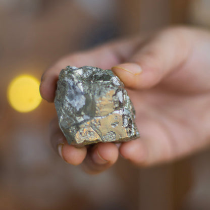 Pyrite Cluster - 120 Gm | Stone for financial abundance