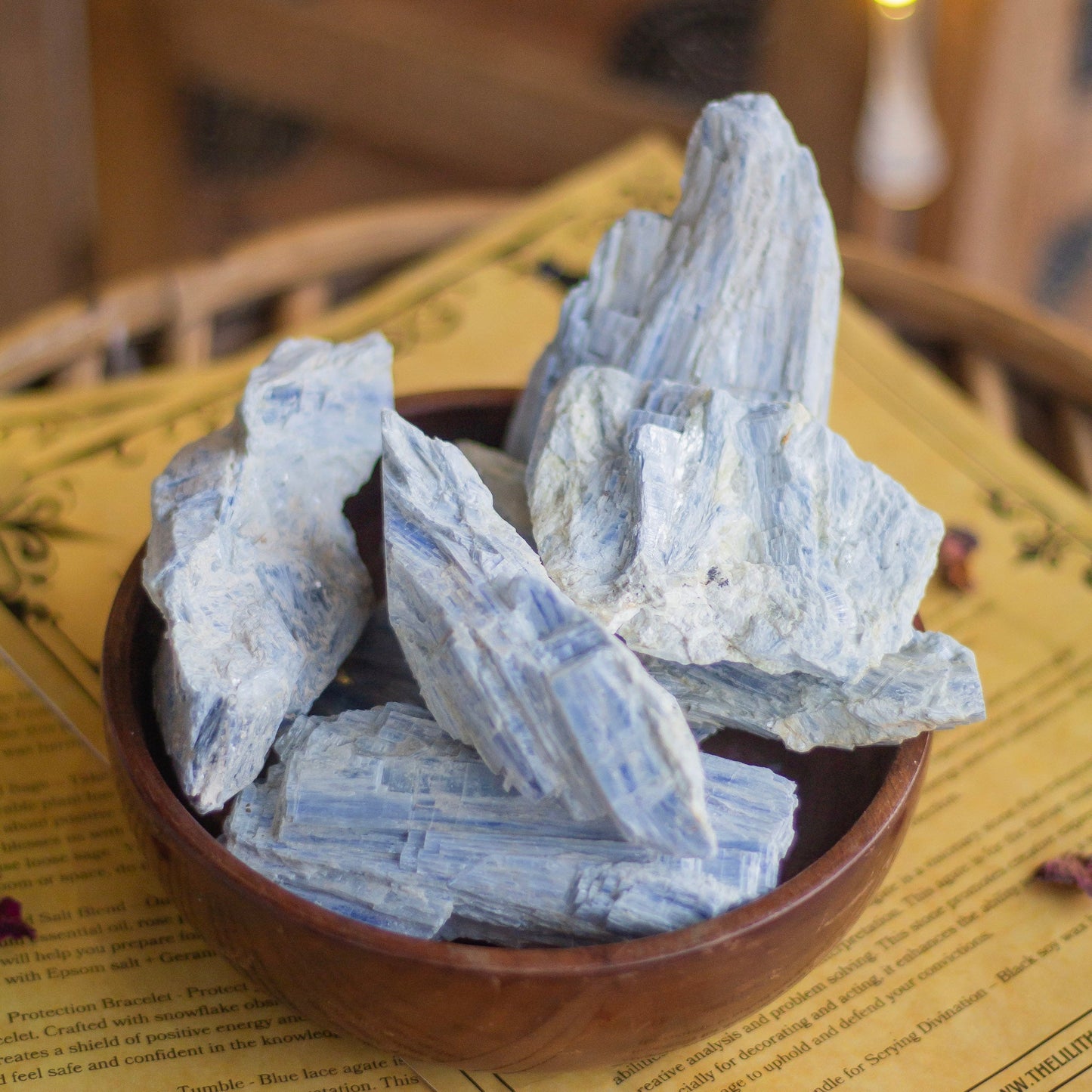 Kyanite Raw Large Stone | Enhance telepathy ability & Open Roads & Create Opportunities