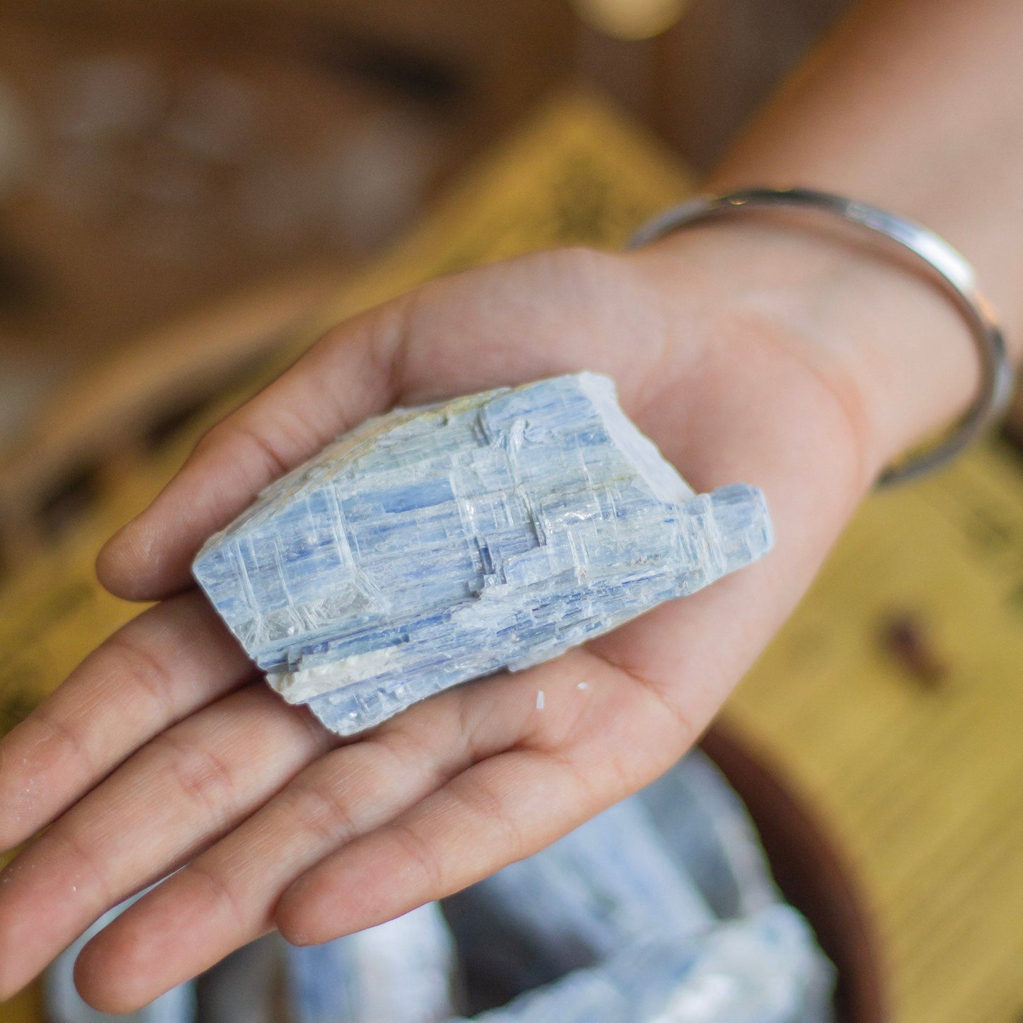 Kyanite Raw Large Stone | Enhance telepathy ability & Open Roads & Create Opportunities