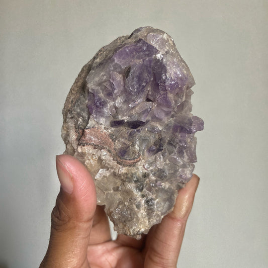 Amethyst Raw Stone - 207 Gm | Helps activating Third Eye & Psychic abilities