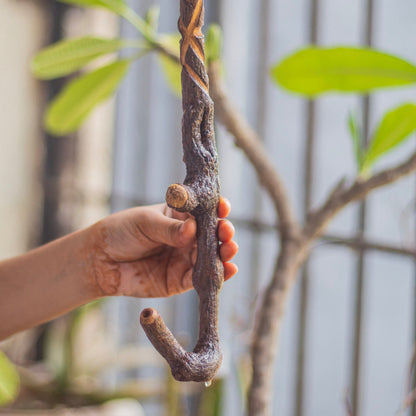 Wild Rose wood Wand - Handmade