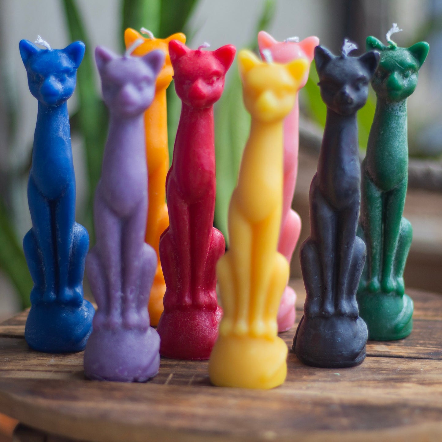 Beeswax Cat figurine Candles | Rituals | Wicca