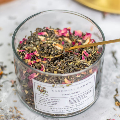 Kashmiri Kahwa Herbal Flavoured Herbal Tea blend - 100 Gm | Love, Compassion & emotional Healing