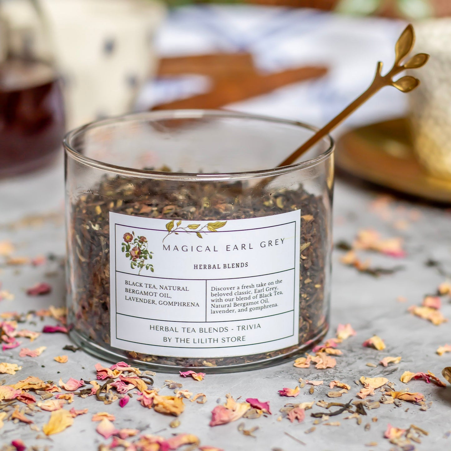 Magical Earl Grey Flavoured Tea Blend - 100 Gm | Vitality & Emotional well-being