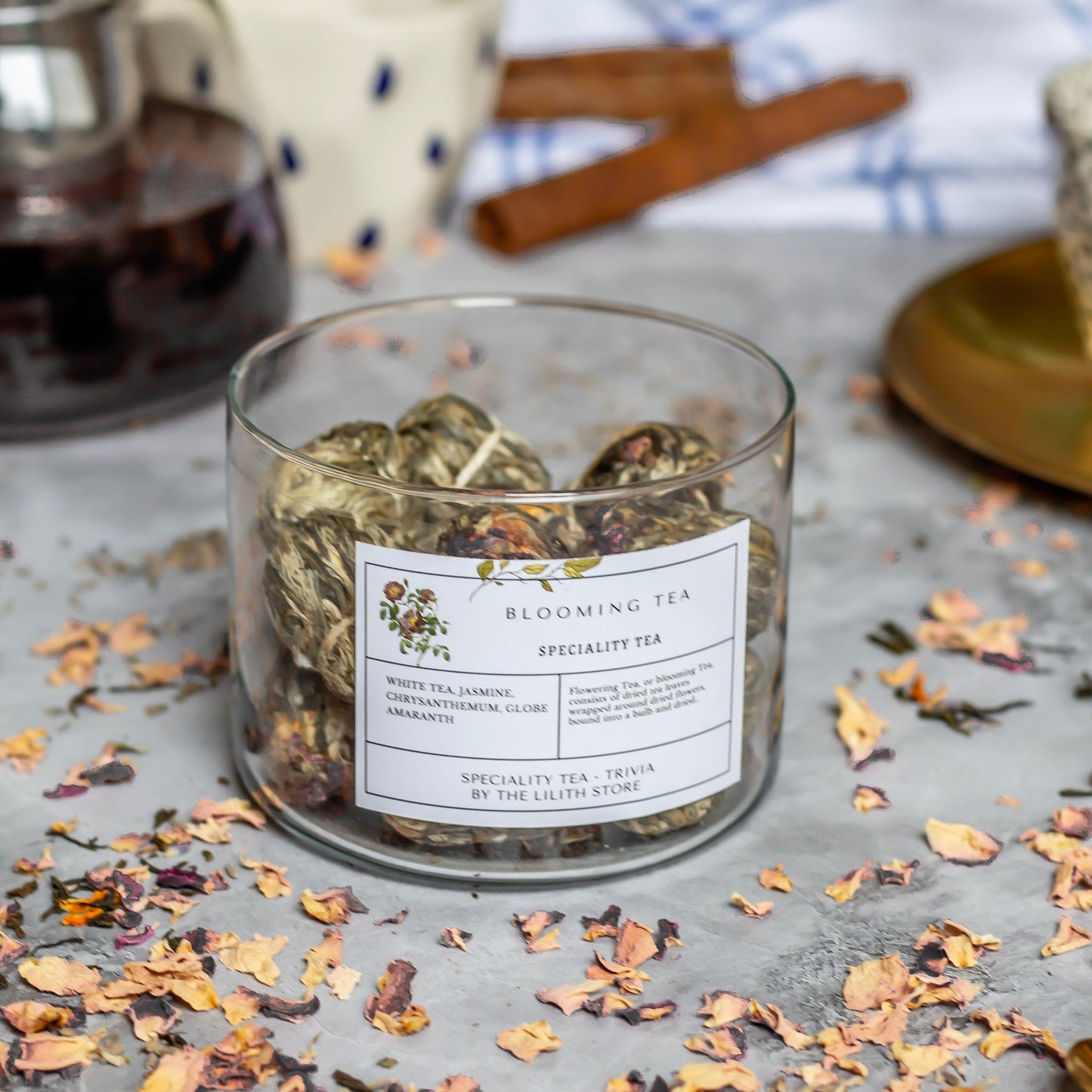 Blooming Tea ( Craft Flower ) - 100 Gm | Clarity & Calmness