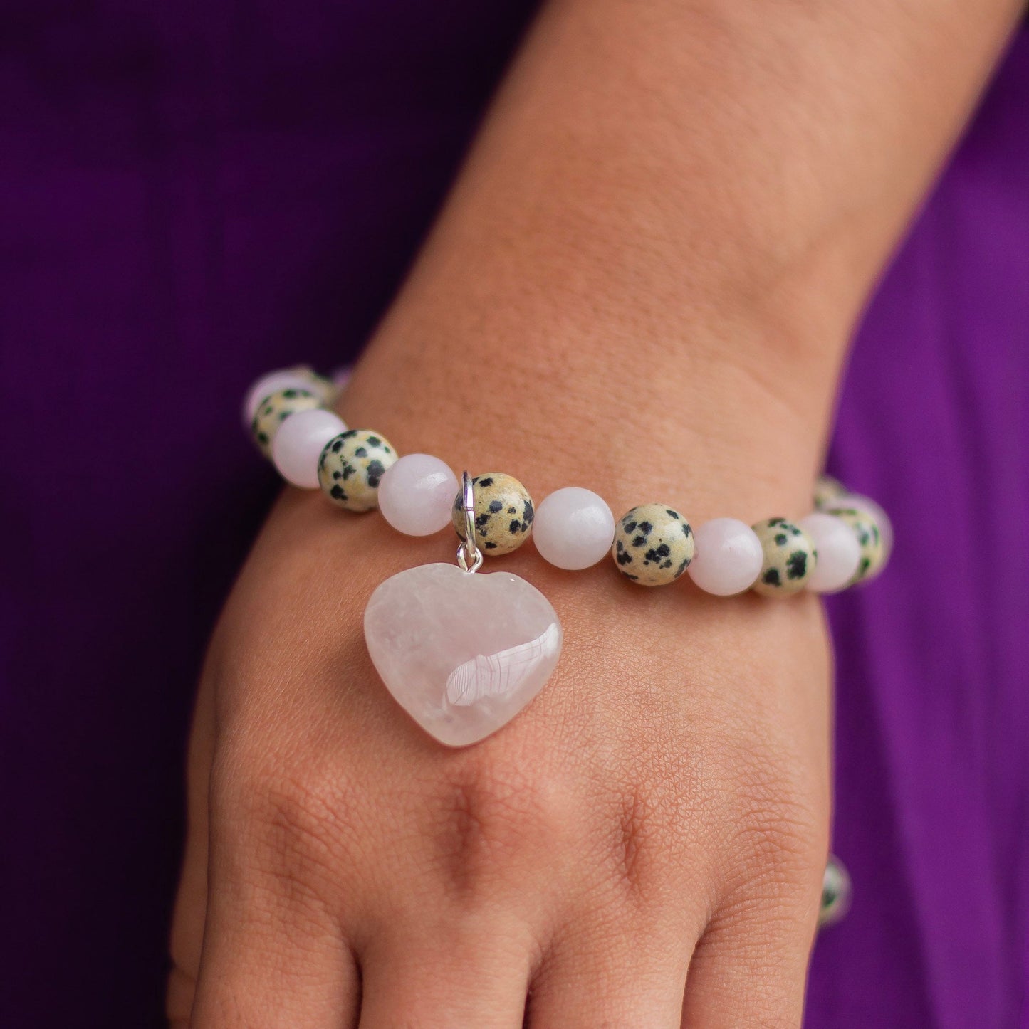 Bracelet associated with Emotional Healing, Unconditional Love & Compassion