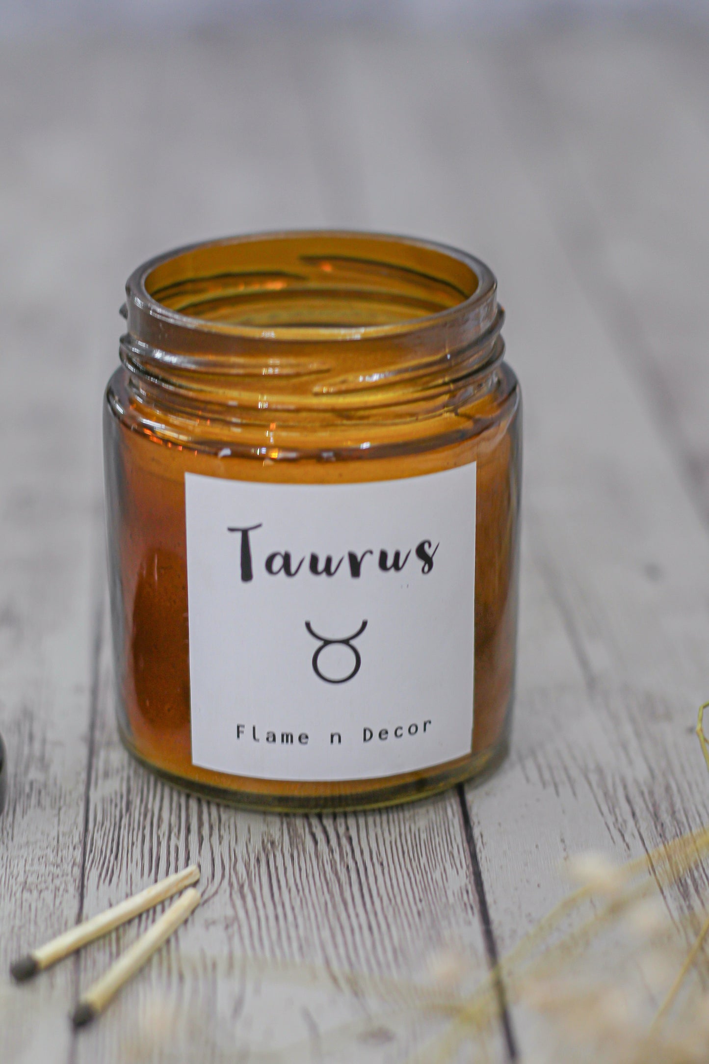 Taurus Zodiac Scented Candle