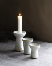 Load image into Gallery viewer, Hand-sculpted candle holder - Set of 3
