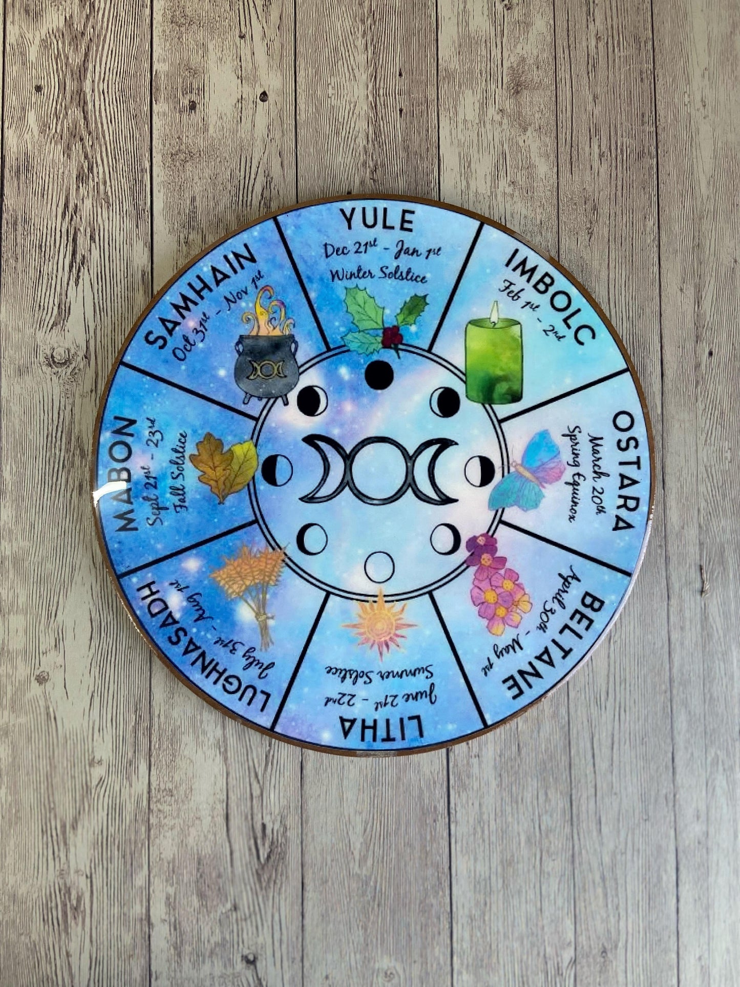 Wheel of  the Year Altar Tile