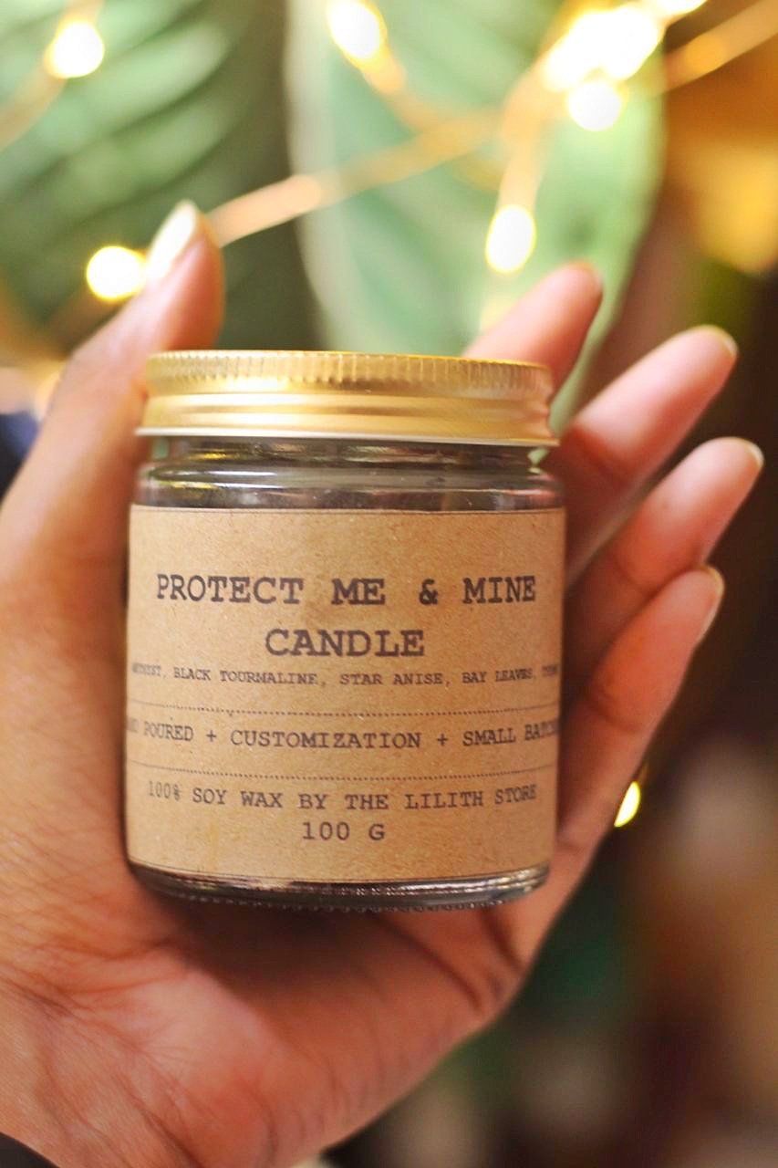 Protect Me & Mine Candle 100 Gm Wax