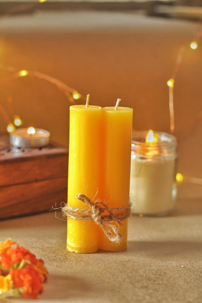 Lilith Spell & Ritual Yellow Candle Set of 2 | 5 | 10