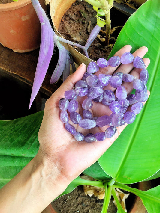 Amethyst Chunky Bracelet - 1 Piece