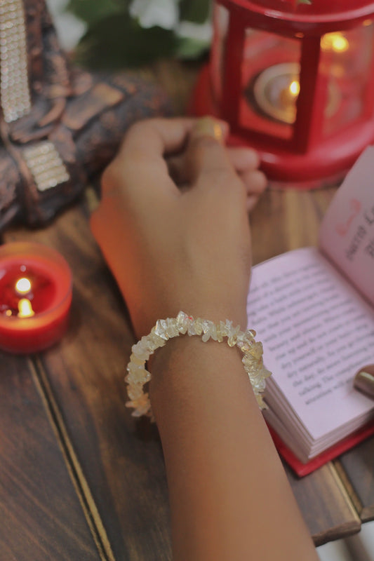 Citrine Chips Bracelet - 1 Piece