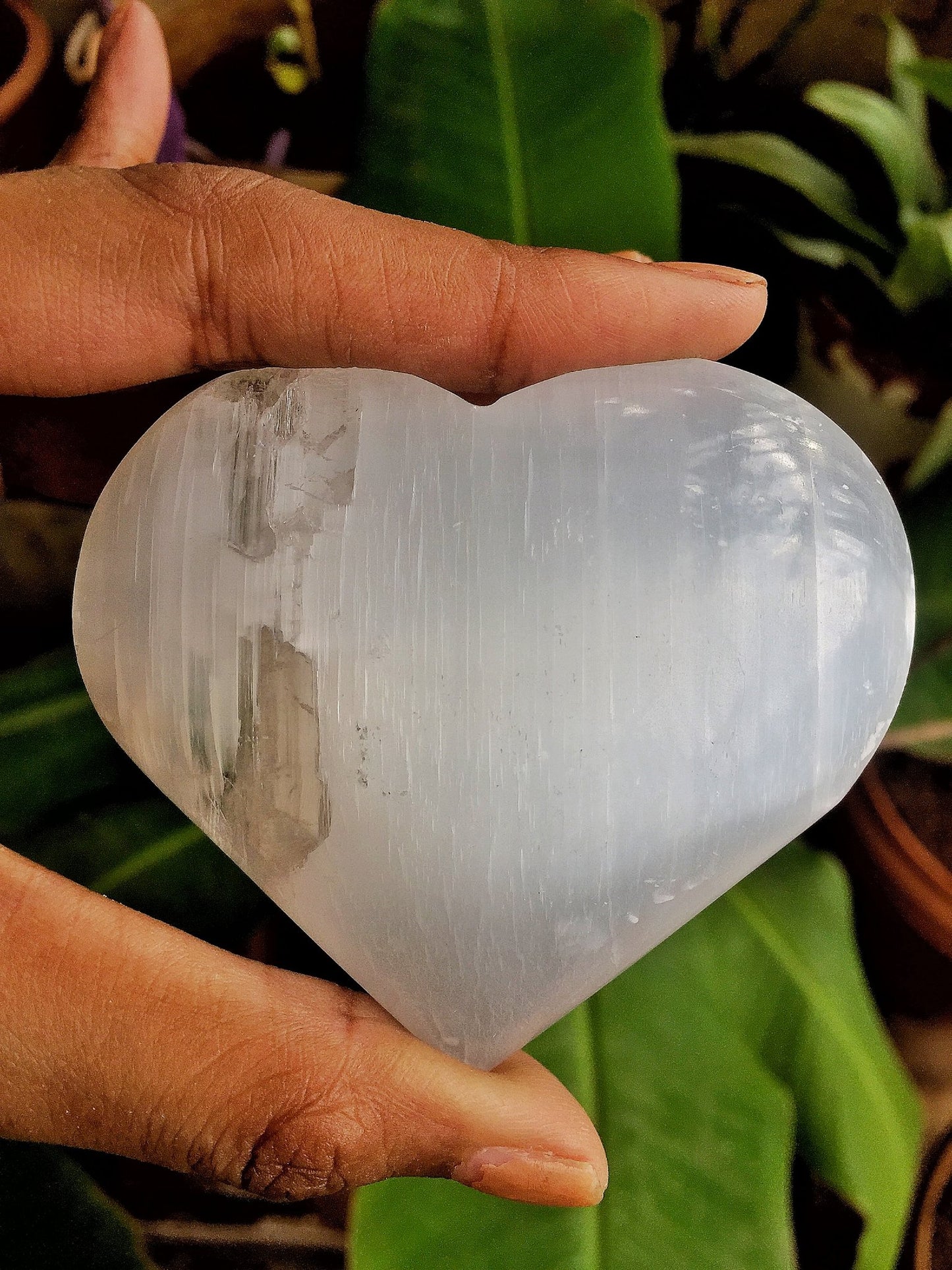 Selenite Heart | Stone for Spiritual work & Cleansing - 1 Piece
