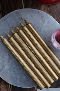Gold Candle | Spell Work - Set of 25 | 50 | 100 | 200