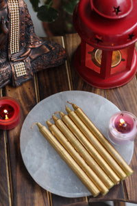 Gold Candle | Spell Work - Set of 25 | 50 | 100 | 200