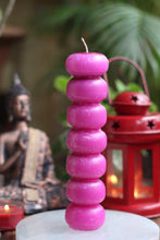 Load image into Gallery viewer, Pink Seven Knob Candle | Voodo Candle | Spellcraft
