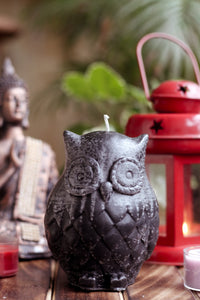 Black Owl Candle | Voodoo Candle | Spellcraft