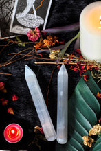 Load image into Gallery viewer, Selenite Crystal Wand | Selenite | Cleansing Crystal - 1 Piece
