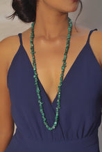 Load image into Gallery viewer, Malachite Crystal Chips String (Mala) - Stone of Protection &amp; Encouragement
