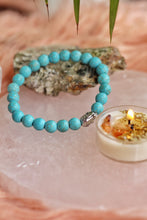 Load image into Gallery viewer, Turquoise Bracelet - Stone of Protection &amp; Mediatation

