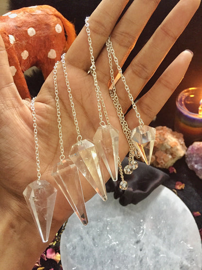 Clear quartz Pendulum - 1 Piece