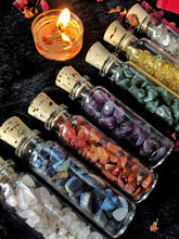Load image into Gallery viewer, Charged Crystal Chips Vials/Bottles - Set of 7
