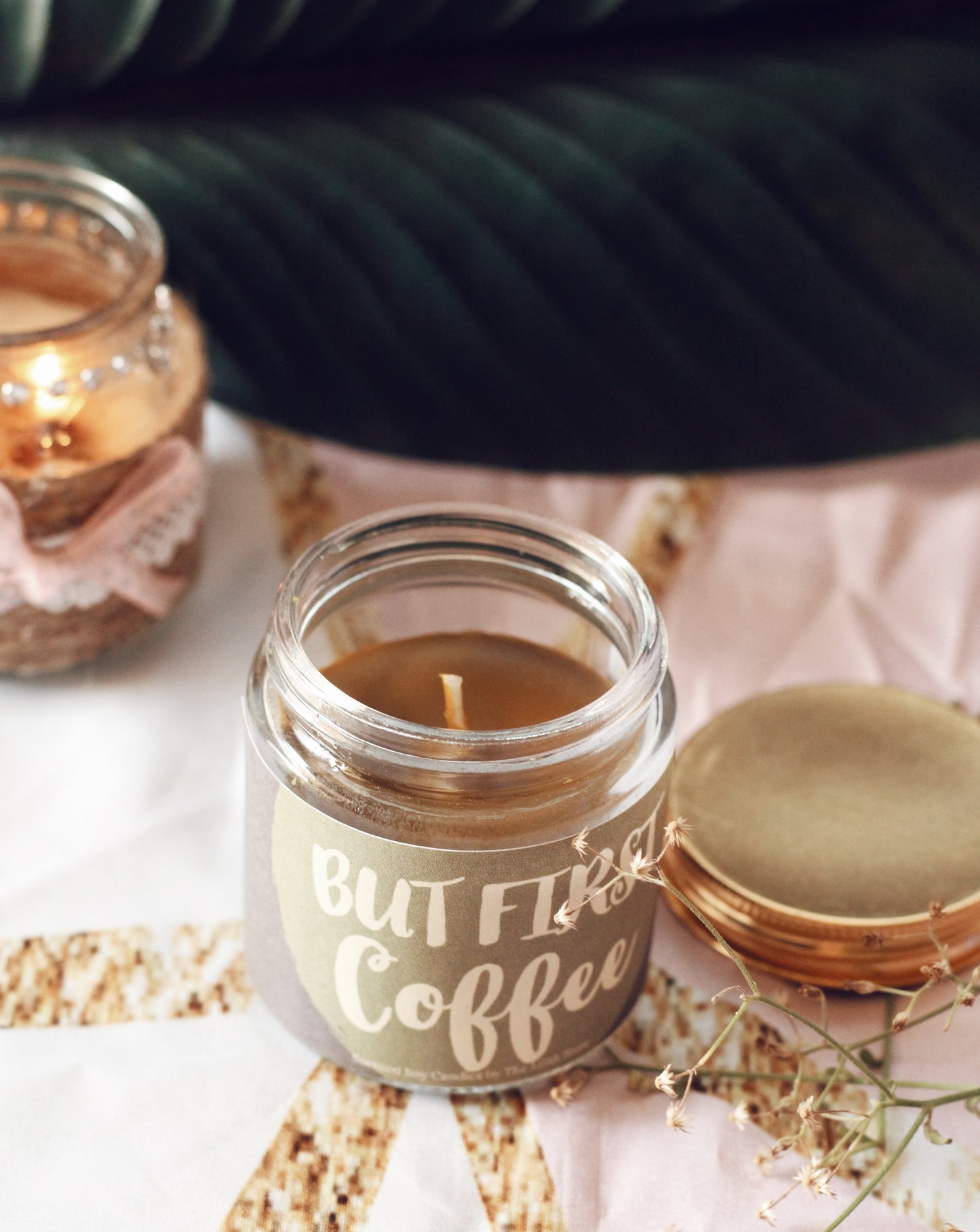 But First Coffee Scented Soy Candles - 100 Gm