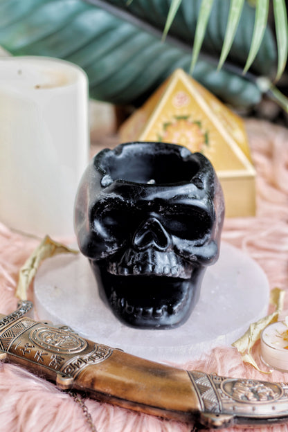 Black Skull Candle | Voodoo candle | Healing Candle