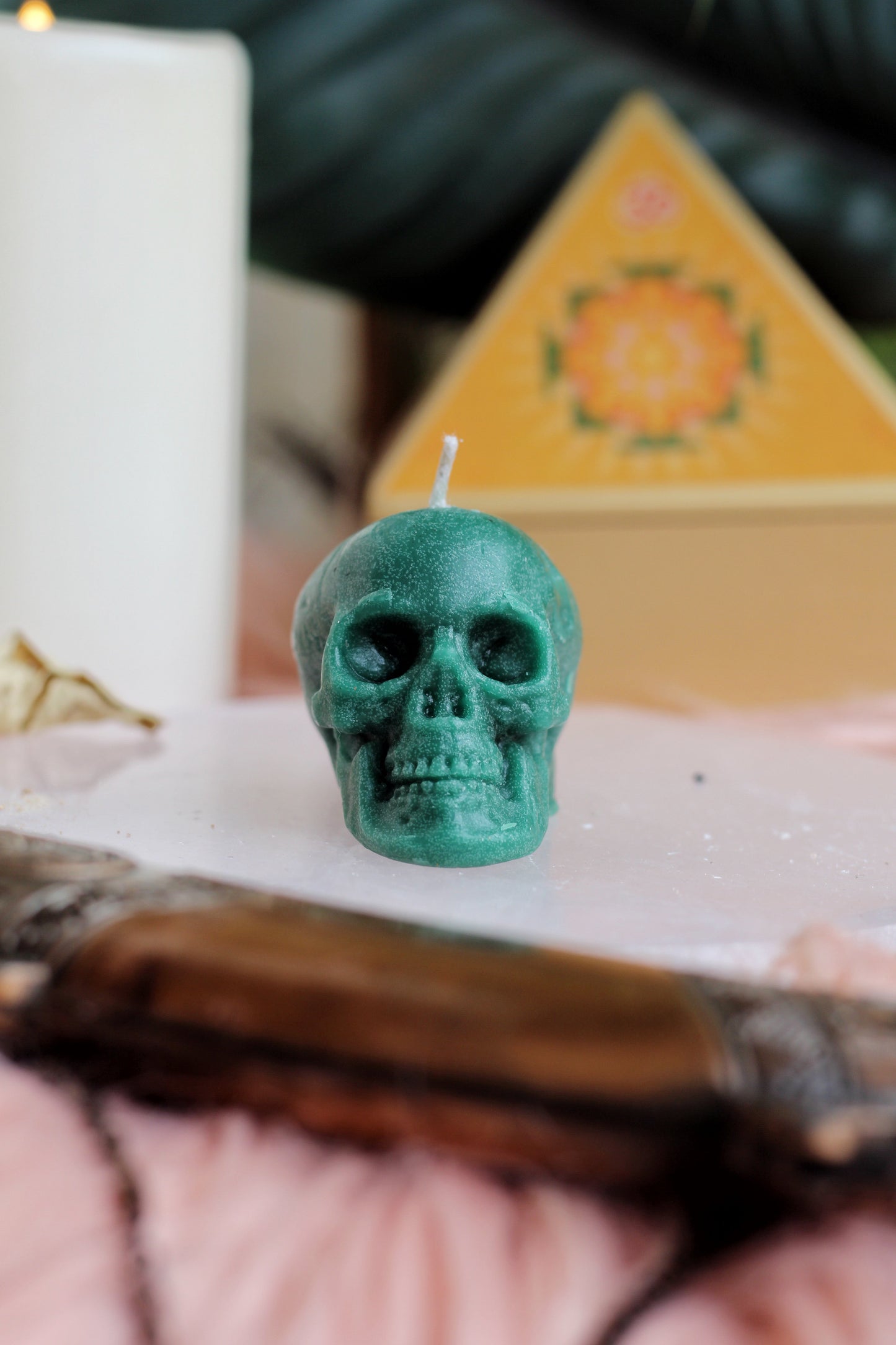 Green Skull Candle | Voodoo candle | Healing Candle
