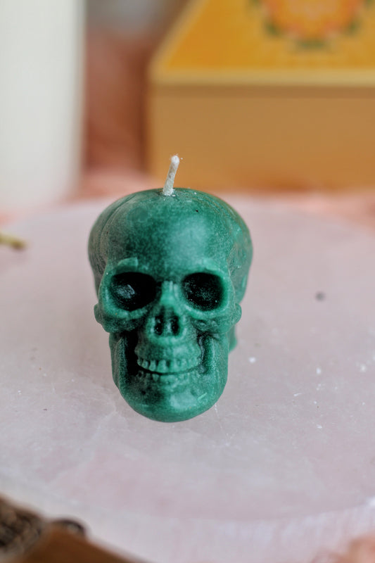 Green Skull Candle | Voodoo candle | Healing Candle
