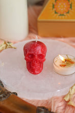 Load image into Gallery viewer, Red Skull Candle
