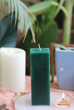 Load image into Gallery viewer, Green Pillar Candle | Candle for spellwork
