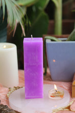 Load image into Gallery viewer, Purple Pillar Candle | Candle for spellwork
