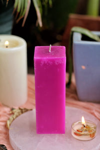 Pink Pillar Candle | Candle for spellwork