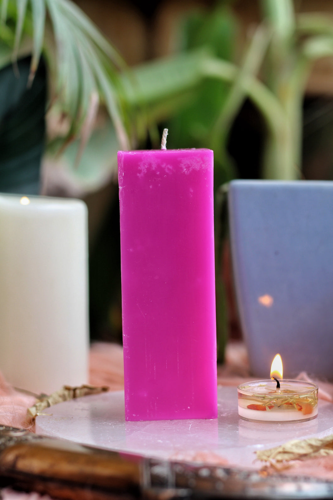 Pink Pillar Candle | Candle for spellwork
