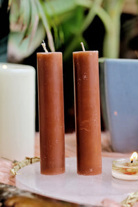 Brown Thick Candle
