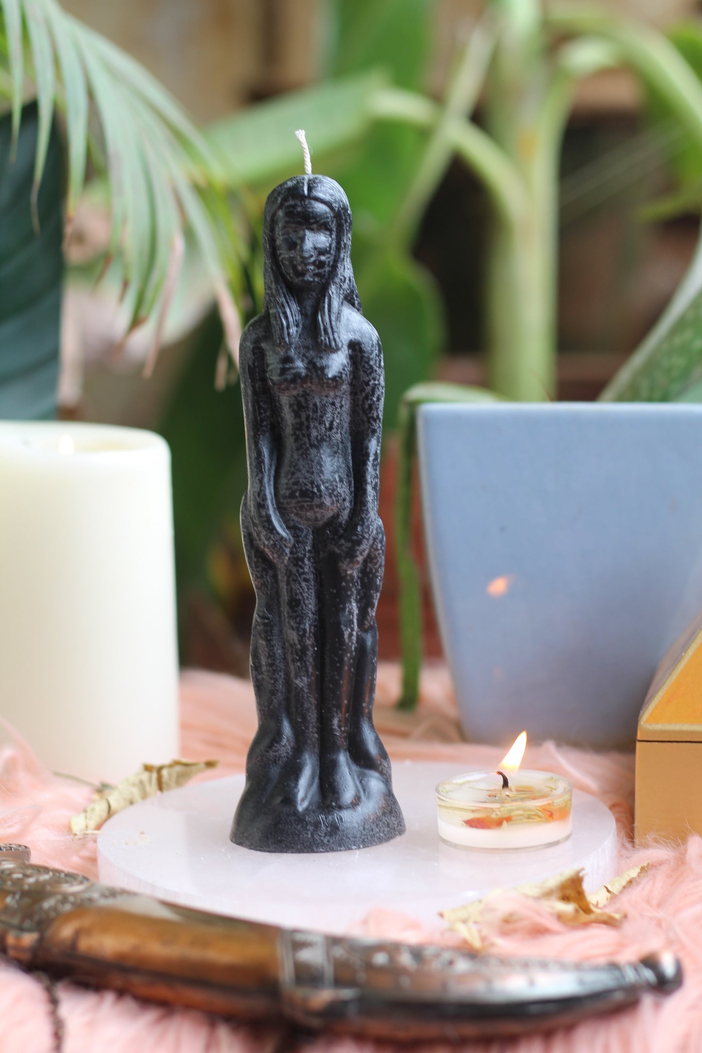 Black Female Figurine Candle | Voodoo Candle