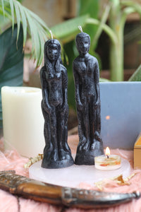Black Female & Male combo Candle