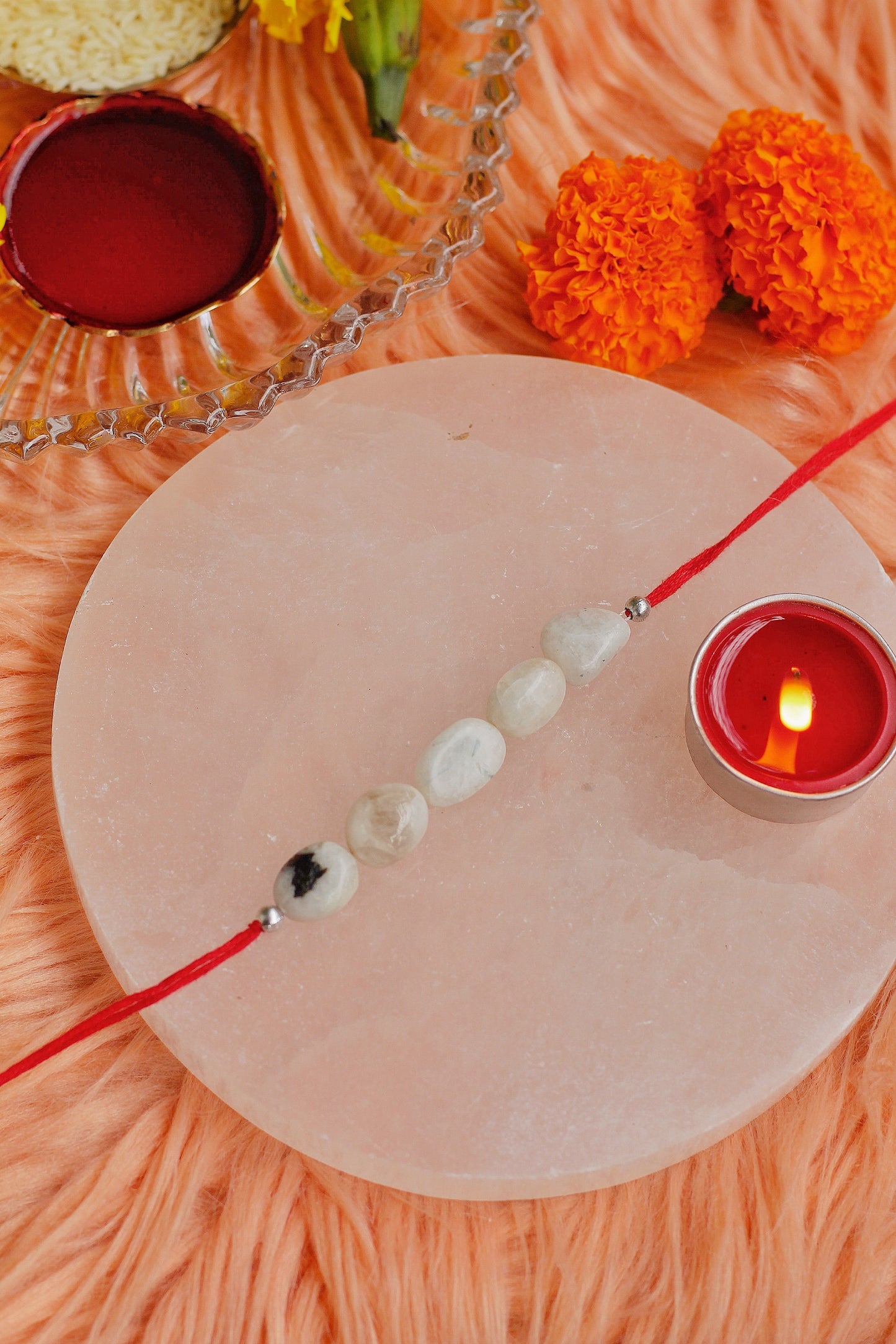 Moon Stone Rakhi