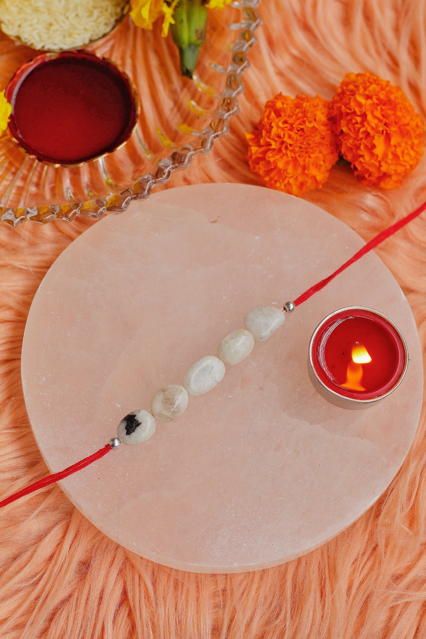 Moon Stone Rakhi